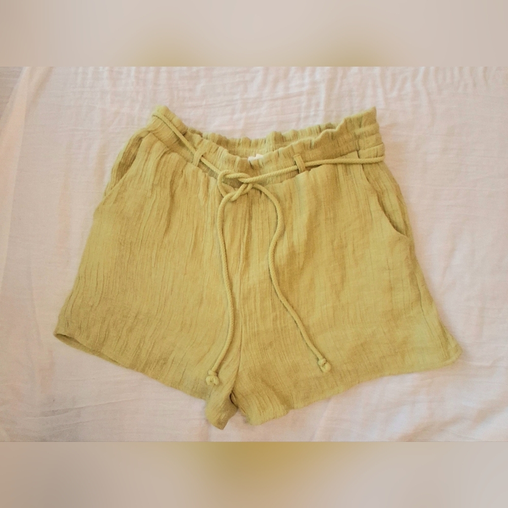 Blu Pepper High Waist Tan Shorts
